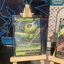Pokemon TCG Celebi v and VMAX Chilling Reign Holos 007/198 and 008/198 - Image 2