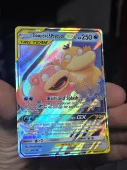 Pokemon Slowpoke & Psyduck Gx Tag Team 35/236 Unified Mind Heavy play HP - Image 1