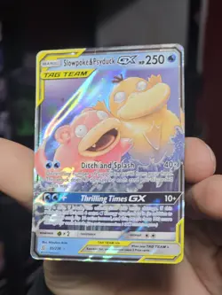 Pokemon Slowpoke & Psyduck Gx Tag Team 35/236 Unified Mind Heavy play HP - Image 2