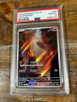 POKEMON 2023 Japanese 151 SV2a CHARMANDER Art Rare #168 PSA 10 Gem Mint RARE - Image 1