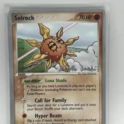 Pokemon TCG Solrock World Championship 2006 Singles Rare - Image 2