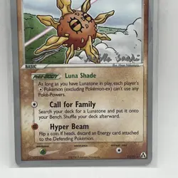 Pokemon TCG Solrock World Championship 2006 Singles Rare - Image 3