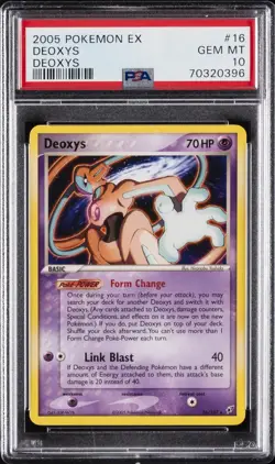 2005 POKEMON EX DEOXYS #16 DEOXYS PSA 10 - Image 1