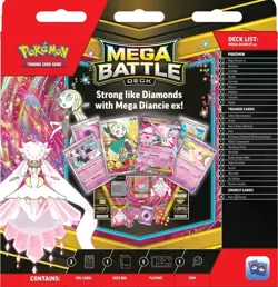 2 Pokemon TCG Mega Battle Deck Bundle Mega Diancie ex & Mega Gengar ex Sealed - Image 2