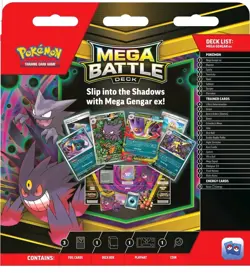 2 Pokemon TCG Mega Battle Deck Bundle Mega Diancie ex & Mega Gengar ex Sealed - Image 3