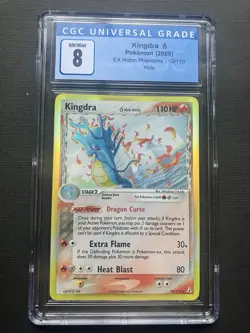 2006 Pokemon EX Holon Phantoms Kingdra Delta Species Holo 10/110 CGC 8 NM/Mint - Image 1