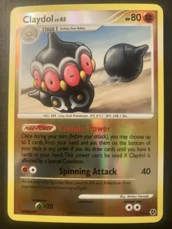 Claydol 15/106 Pokemon Diamond & Pearl Great Encounters 2008 Reverse Holo NM - Image 1