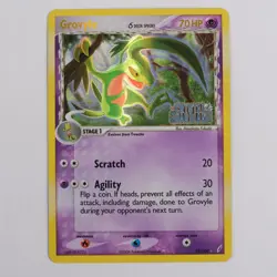 GROVYLE 19/100 REVERSE HOLO POKEMON EX CRYSTAL GUARDIANS STAMPED - Image 1