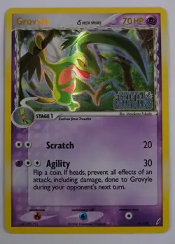 GROVYLE 19/100 REVERSE HOLO POKEMON EX CRYSTAL GUARDIANS STAMPED - Image 4