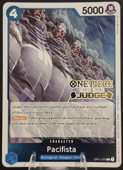 Pacifista OP01-075 C (Judge Stamp Promo) - One Piece (NM) - Image 1