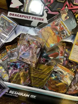 Used Pokemon Lot XXX- As Seen Cards And Box(s) Some Dents And Tears - Image 3