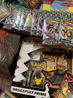 Used Pokemon Lot XXX- As Seen Cards And Box(s) Some Dents And Tears - Image 5