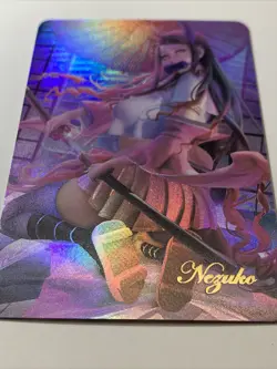 Nezuko Kamado Demon Slayer Sexy ACG Goddess Waifu Card Girl Holo Doujin Anime - Image 5