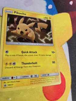 Pokemon Pikachu SM227 Holo Black Star Promo Card 2019 TCG English ENG - Image 2