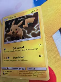 Pokemon Pikachu SM227 Holo Black Star Promo Card 2019 TCG English ENG - Image 3