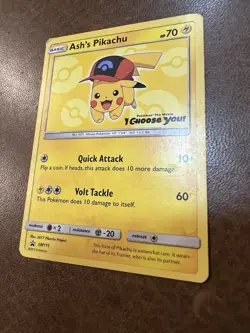 Ash's Pikachu SM111 "I Choose You" Black Star Movie Promo Pokemon Card - Image 5