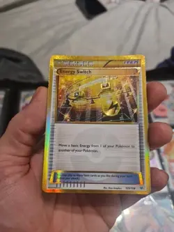 Pokemon Energy Switch Roaring Skies TCG Card 109/108 Secret Rare - Image 1