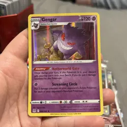 Gengar 066/196 Pokemon Card TCG S&S Lost Origin Holo Rare NM - Image 1