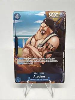 OP14-043 Aladine Dash Pack R Full Art One Piece TCG English Card - Image 1