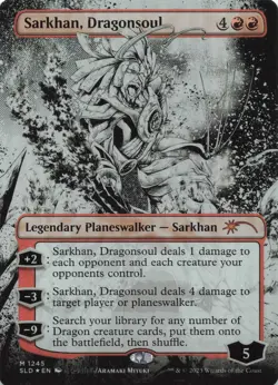 2023 Magic: The Gathering Secret Lair Drop Sarkhan, Dragonsoul M 1245 Borderless - Image 1