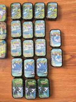 Empty Pokemon Mini Tins Lot of 33 - Image 3