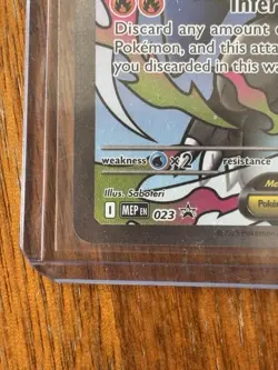 Mega Charizard X ex MEP023 Black Star Promo UPC Pokemon TCG NM #023 - Image 5