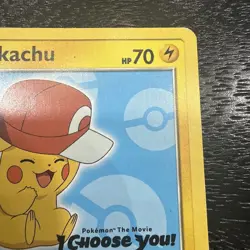 Pokemon - TCG Ash's Pikachu SM113 Sun and Moon Black Star Promo LP (2017) - Image 2