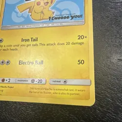 Pokemon - TCG Ash's Pikachu SM113 Sun and Moon Black Star Promo LP (2017) - Image 3