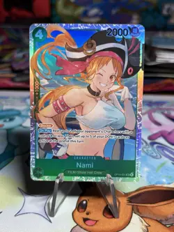 Nami OP14-031 (SR) – The Azure Sea’s Seven – One Piece TCG – English Super Rare - Image 1