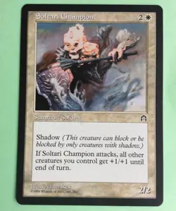 MTG MAGIC Cards SOLTARI CHAMPION Ext. FORTRESS Stronghold . - Image 1