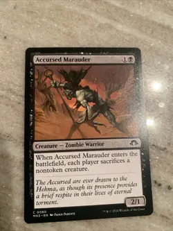 1x Accursed Marauder NM Eng MTG - Modern Horizons 3 - Image 1
