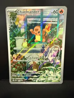 Charmander SVP 044 Illustration Rare Black Star Promo Pokemon NM - Image 1