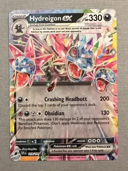 Hydreigon EX - 119/191 - Double Rare - Surging Sparks - Pokemon TCG NM - Image 1