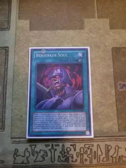 YUGIOH BERSERKER SOUL DRLG-EN007 SECRET UNLIMITED ED NM - Image 1