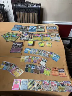 Pokemon Bulk Mixed Card Lot Ex IR Holos Reverse Holo Commons Jumbo Cards - Image 1