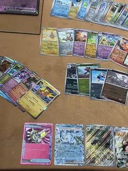 Pokemon Bulk Mixed Card Lot Ex IR Holos Reverse Holo Commons Jumbo Cards - Image 4