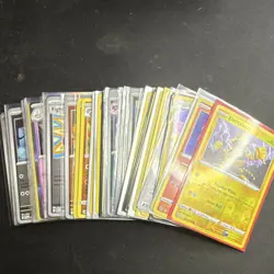 Pokemon TCG Holo reverse holo Mixed Card Lot over 50 Cards in with Pokemon ball - Image 2
