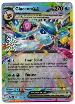 Glaceon ex 026/131 - Prismatic Evolutions Double Rare Pokemon TCG - M/LP Card - Image 1