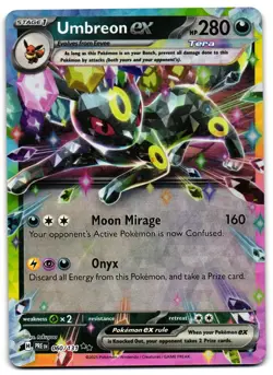Umbreon ex 060/131 - Prismatic Evolutions Double Rare Pokemon TCG - NM Card - Image 1