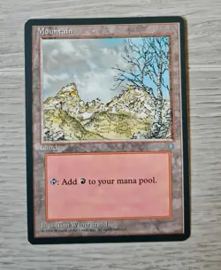 Pack Lot Magic The Gathering Ice Age Basic Land Mountain Plains Island Snow... - Image 5