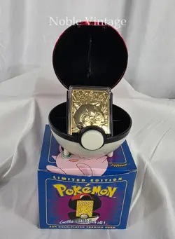 1999 Burger King Pokemon 23K Gold-Plated - Jigglypuff - Opened & No COA - G5B -C - Image 2