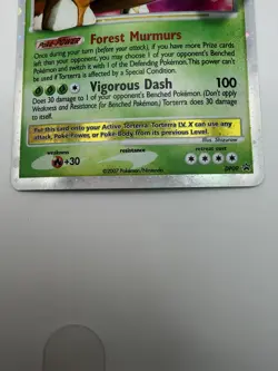 2007 Torterra LV.X DP09 Pokemon Diamond and Pearl Holo Near Mint - Image 3