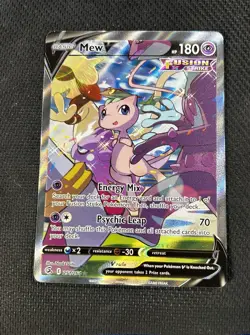Mew V (Alternate Full Art) 251/264 Swsh08: Fusion Strike Holo Pokemon TCG Card - Image 1