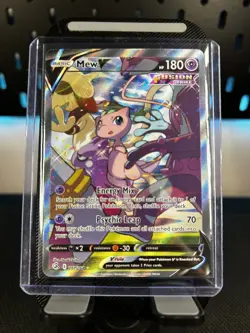 Mew V (Alternate Full Art) 251/264 Swsh08: Fusion Strike Holo Pokemon TCG Card - Image 4