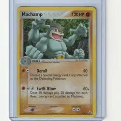 Machamp Pokemon Card 2006 Rare Holo Legend Maker TCG Card 9/92 - Image 1