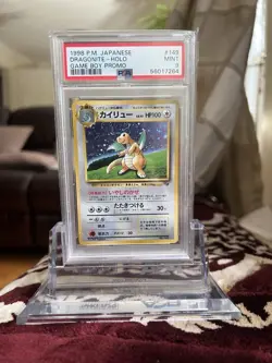 Pokemon Dragonite No. 149 GB Promo Gameboy Holo Card 1998 Japanese Edition PSA 9 - Image 1