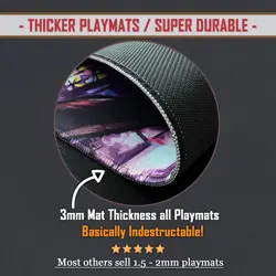 Playmat for MTG: ...On fire – Stitched Edges, Extra Thick, Magic the Gathering - Image 3