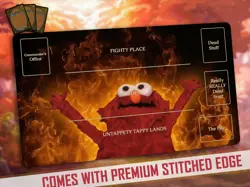 Playmat for MTG: ...On fire – Stitched Edges, Extra Thick, Magic the Gathering - Image 5