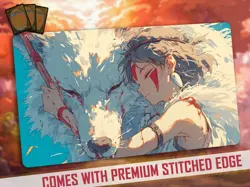 MTG Playmat (Stitched edge) | San & Ichi | Magic the Gathering | FREE SHIPPING! - Image 1