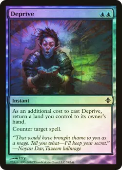 Rise of the Eldrazi MTG Foil Deprive Magic - Image 1